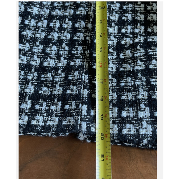 New $98.00 TRUTH BY REPUBLIC Nordstrom Womens 10 Black Tweed Quiet Luxury Blazer - Picture 16 of 16